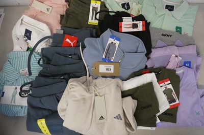 Lot 1133 - Approx. 18 branded items of clothing to...
