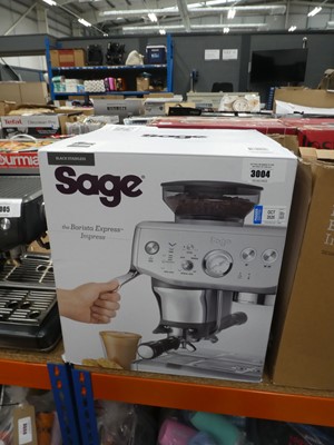 Lot 3004 - Sage The Barista Express Impress coffee machine