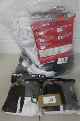 Lot 1150 - Large qty of mens 32 degrees heat base layers