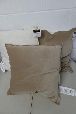 Lot 1152 - x3 Brentwood feather & down filled scatter...