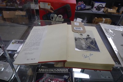 Lot 2178 - Biography of Sterling Moss bearing unverified...