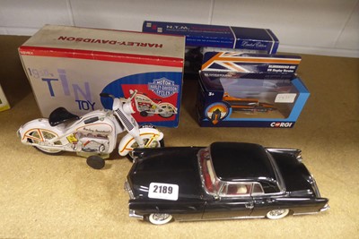 Lot 2189 - 4 x diecast model vehicles including a...