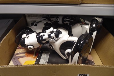 Lot 2265 - Box containing various items including a robot,...