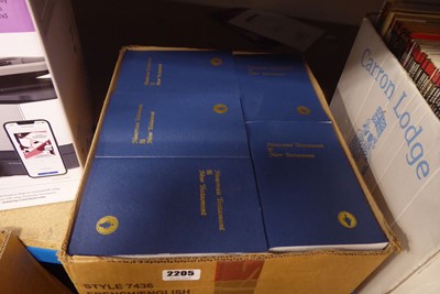 Lot 2205 - Box containing French New Testaments