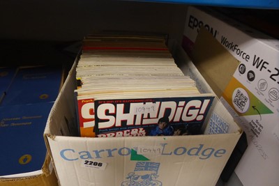 Lot 2206 - Box containing Shindig Music Magazines