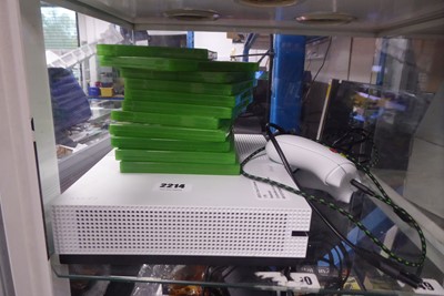 Lot 2214 - Xbox 1 S Console 1 Terabyte with controller,...