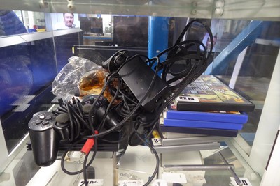 Lot 2215 - Sony Playstation 2 Slim console with PSU 8...