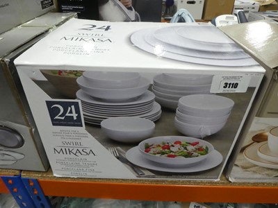 Lot 3110 - Swirl Mikasa dinnerware set