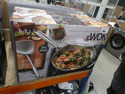 Lot 3094 - Mui stainless steel wok