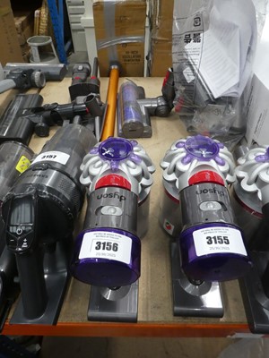 Lot 3156 - Handheld Dyson V8 Advanced with pole, head,...