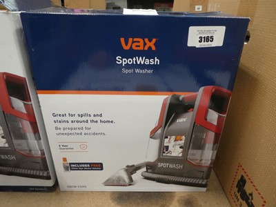 Lot 3165 - Vax Spot Wash spot cleaner