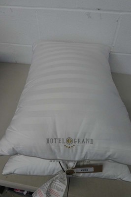 Lot 1224 - Hotel Grand feather and down pillow pair
