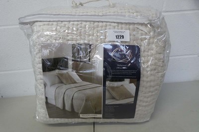 Lot 1229 - Paoletti luxe brooklands bedspread in...