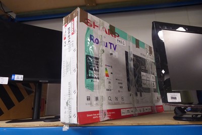 Lot 2287 - Boxed 32" Sharp Roku smart LED TV
