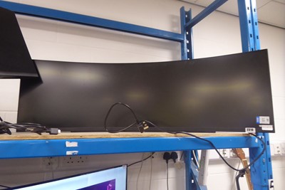 Lot 2310 - LG 49" curve gaming monitor, model no....
