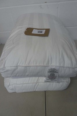 Lot 1238 - A pair of snuggledown side sleeper pillows