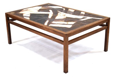 Lot 469 - A 1960's Danish coffee table of large...