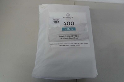 Lot 1242 - Boutique Living 400 thread count King Egyptian...