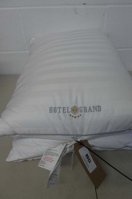 Lot 1248 - A pair of Hotel Grand feather & down pillows