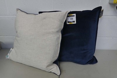 Lot 1249 - x2 Brentwood feather and down filled scatter...