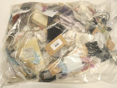 Lot 2420 - Bag containing quantity of loose costume and...