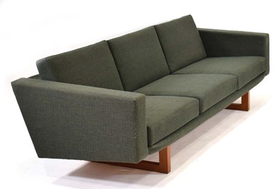 Lot 471 - A 1960's Danish fully upholstered three seater...