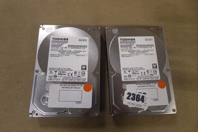 Lot 2364 - Two 2TB HDDs