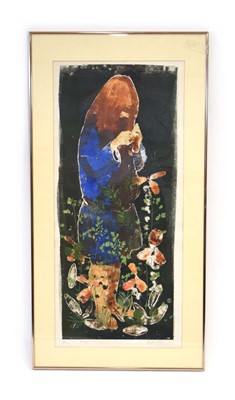 Lot 499 - Renato... A girl studying her nails amongst...