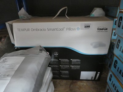 Lot 3266 - Tempur smart cool pillow plus a Silent Night...