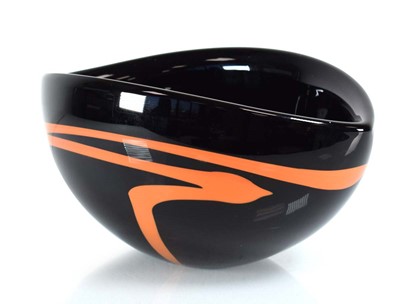 Lot 502 - A contemporary glass bowl by Karel Malivanek,...