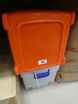 Lot 3280 - Storage boxes plus a drawer storage tower