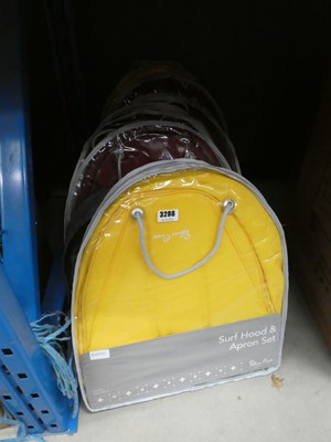 Lot 3286 - Approx. 8 Silver Cross & Britax surf hood and...