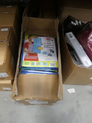 Lot 3290 - Box of adjustable folding boards and another...
