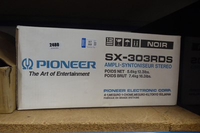 Lot 2480 - Pioneer SX303RDS stereo receiver, boxed