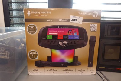 Lot 2393 - Boxed Wifi Karaoke hub singing machine