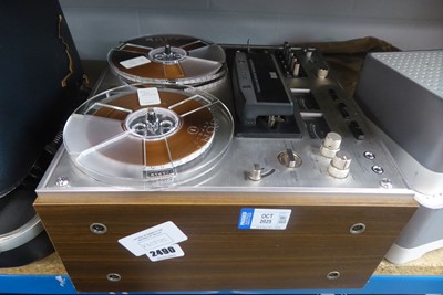 Lot 2490 - Sony reel to reel player with tape