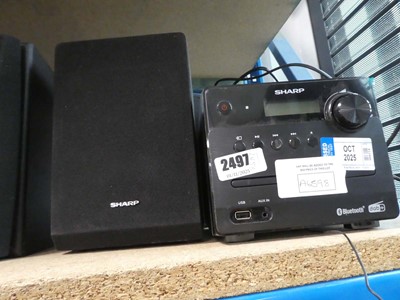 Lot 2497 - A Sharp Micro Component System. DAB Player....
