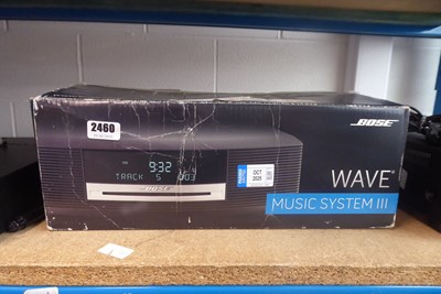 Lot 2460 - Bose Wave Music System 3. Boxed