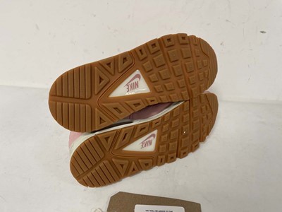 Lot 1878 - Nike air max command trainers in pink size UK5