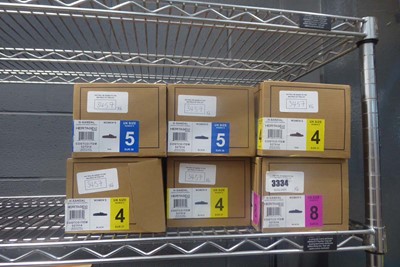 Lot 3334 - x6 pairs of Heritage63 Pajar sandals in...
