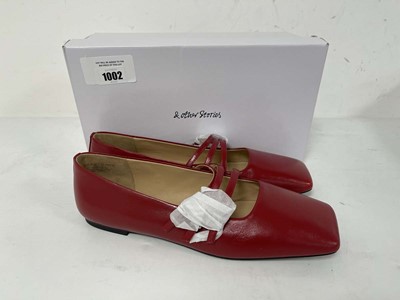 Lot & Other Stories ballerina shoes in bright red...