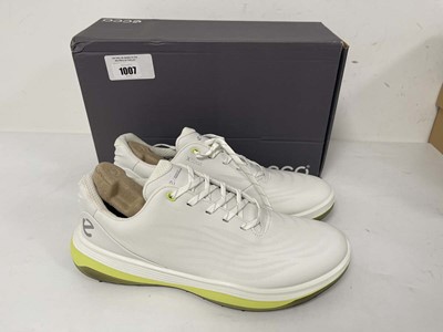 Lot Ecco golf LT1 trainers in white size UK10 - boxed
