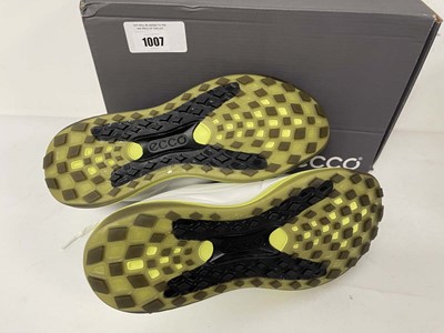 Lot Ecco golf LT1 trainers in white size UK10 - boxed
