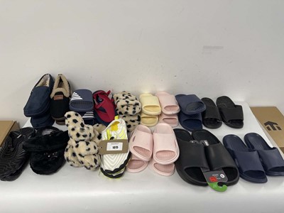 Lot 17x Pairs of Slippers / Slides in various styles