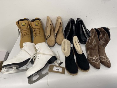 Lot 6x Pairs of boots in various styles