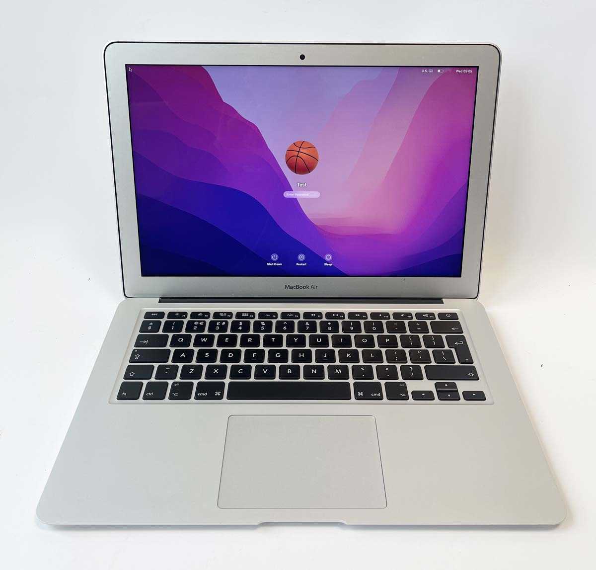 Lot MacBook Air 13" 2017 A1466 Silver laptop with...