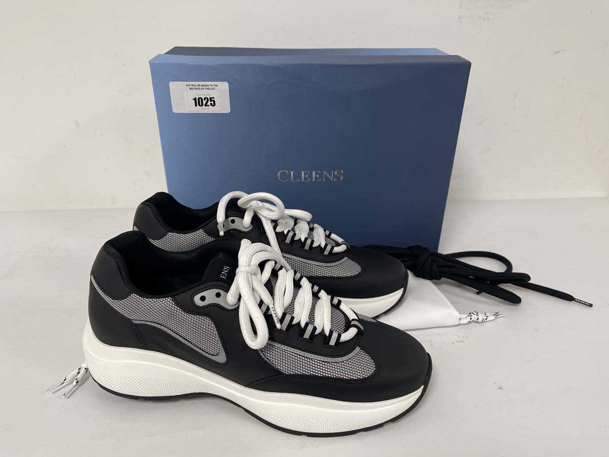 Lot Cleens podium graphite trainers size UK11.5 -...