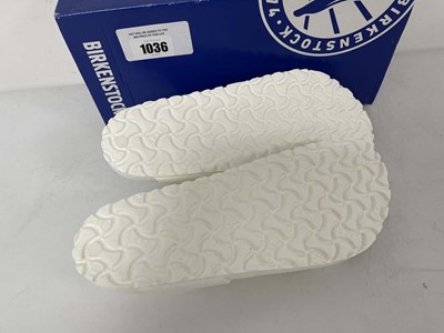 Lot Birkenstock gizeh eva sandals in white size...