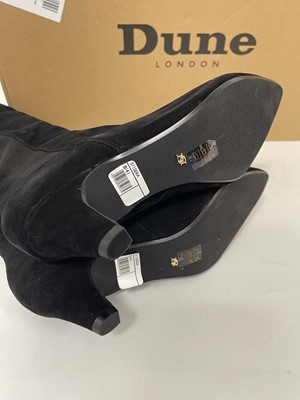 Lot Dune London sera black suede comfort kitten...