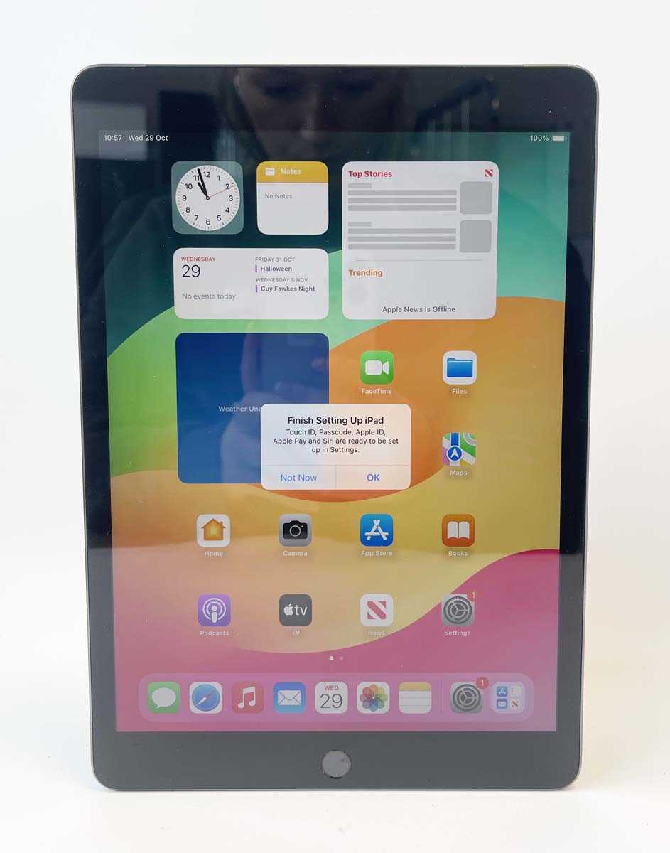 Lot iPad 9th Gen A2604 64GB Space Grey (SIM slot)